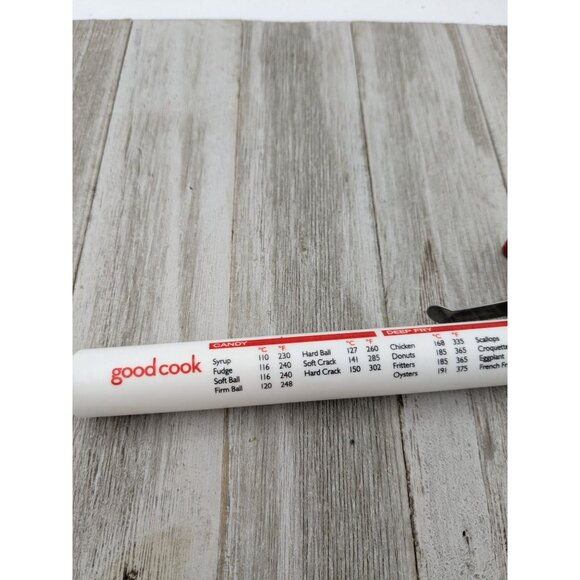 Vintage Good Cook Temp Candy Icing Deep Fat Kitchen Craft Thermometer W/ Cover - Picture 3 of 8